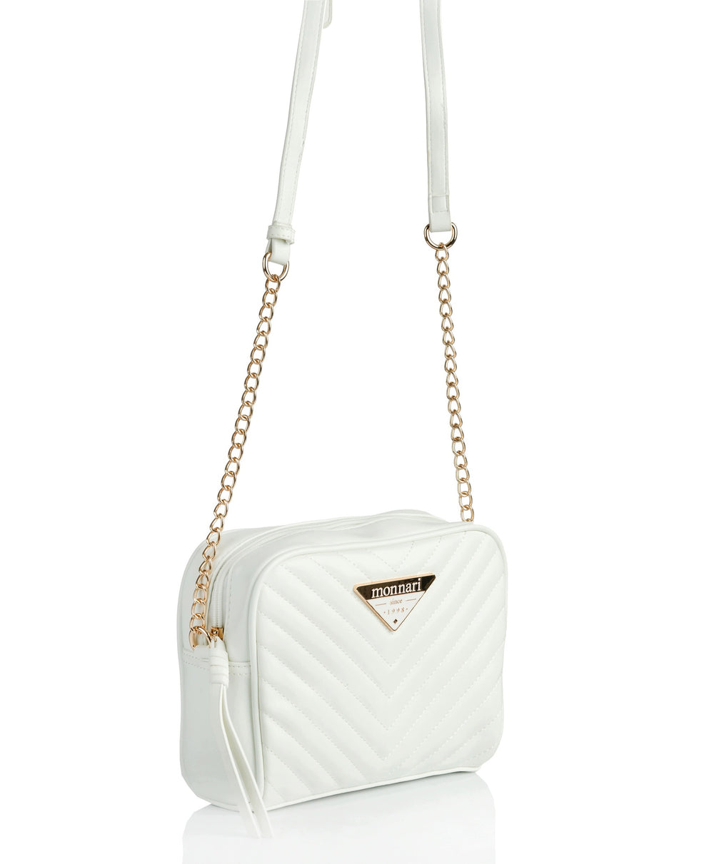 Listonoszka crossbody damska Monnari elegancka – biała