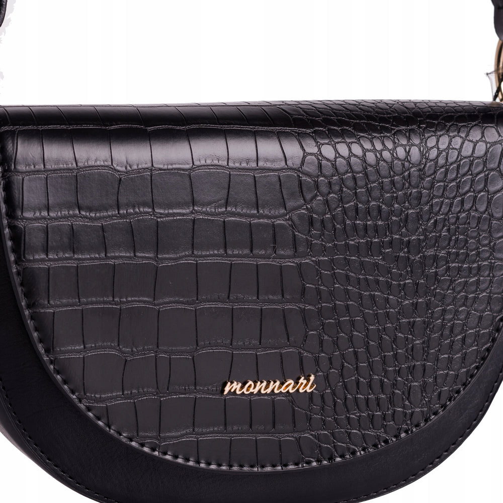 Listonoszka łódka crossbody Monnari – czarna