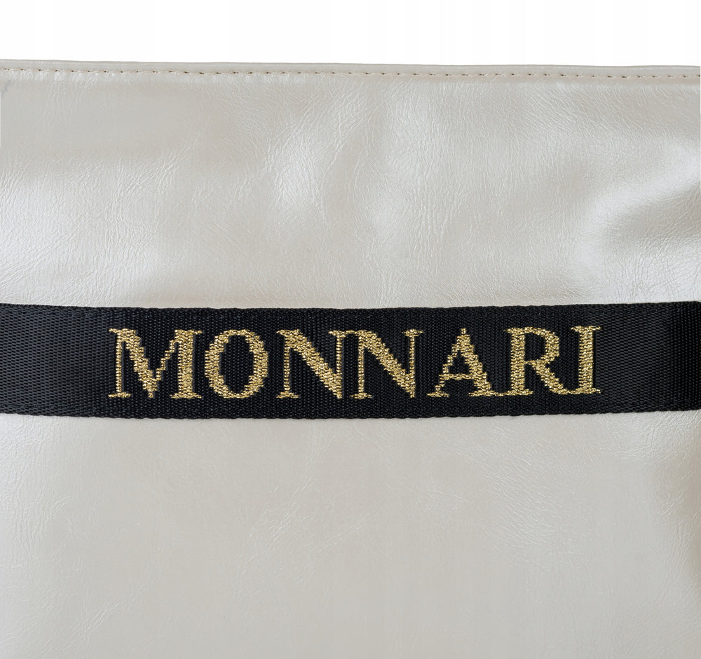 Listonoszka pikowana Monnari perłowa, crossbody