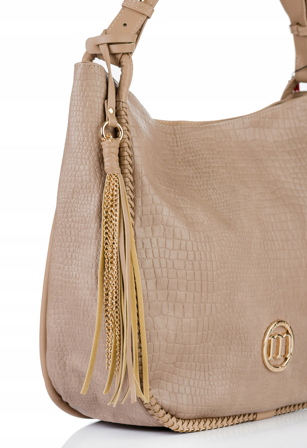 Torebka shopper Monnari z ekoskóry – beżowa
