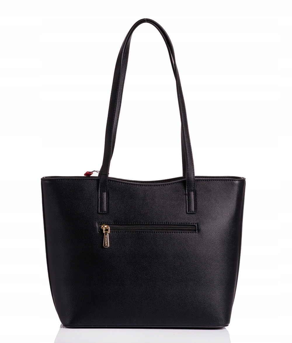 Torebka kuferek shopper Monnari miejska, do pracy – czarna