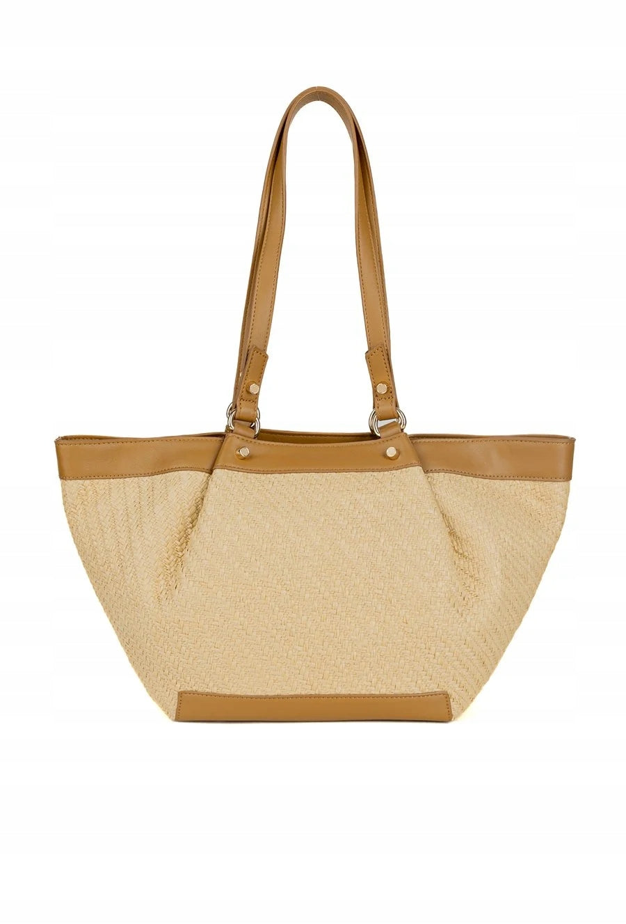 Torba shopper koszyk Monnari z plecionką