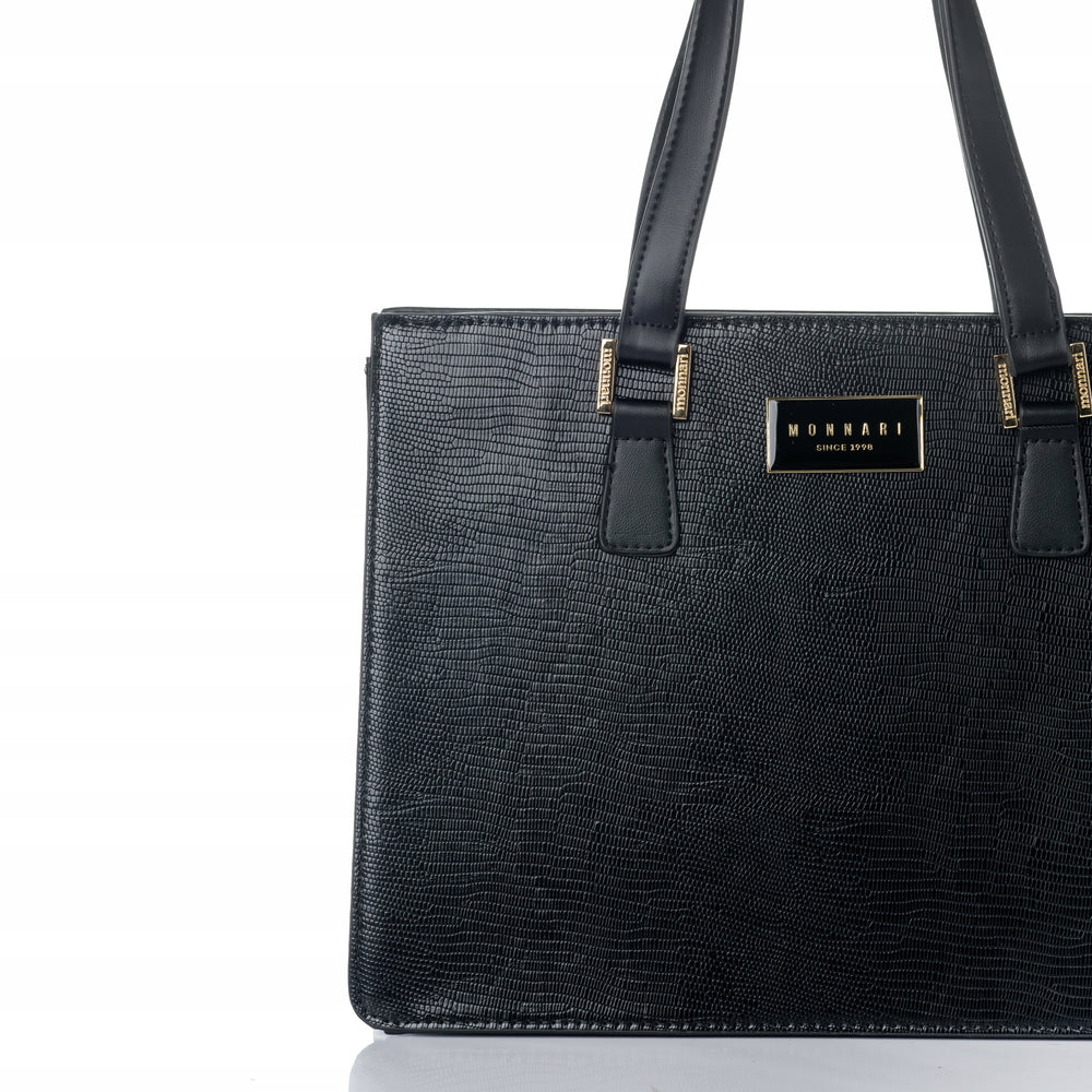 Torba wizytowa damska Monnari elegancka – czarna