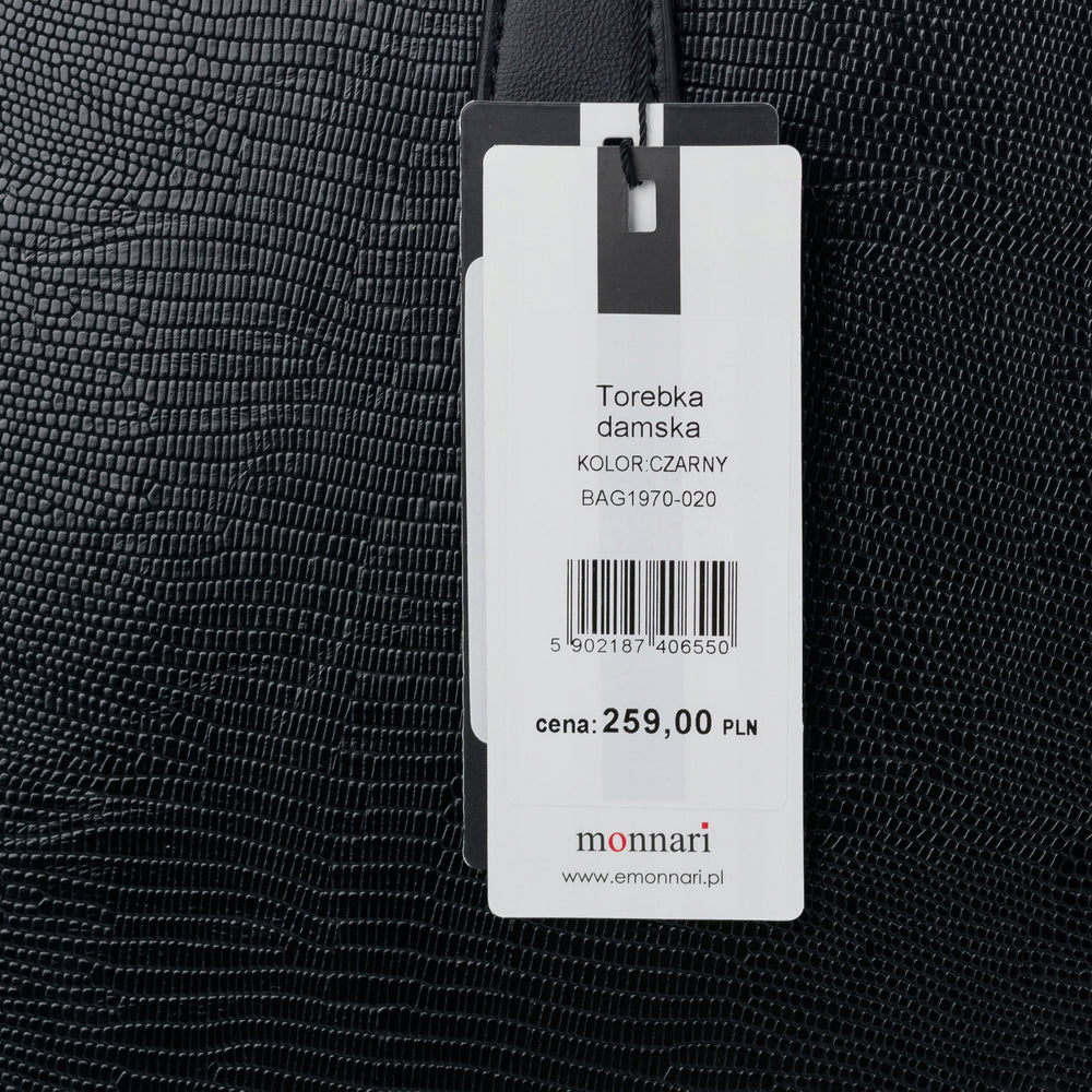 Torba wizytowa damska Monnari elegancka – czarna