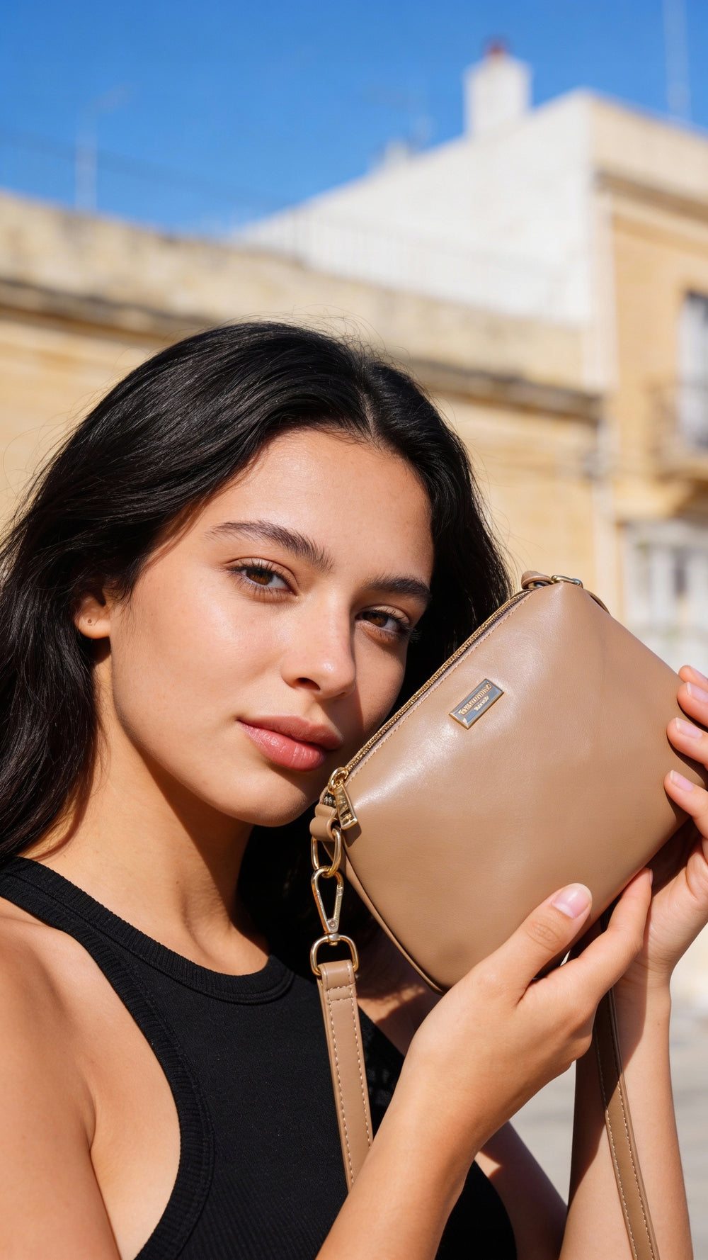 Torebka shopper z listonoszką 2w1 Monnari – beżowa