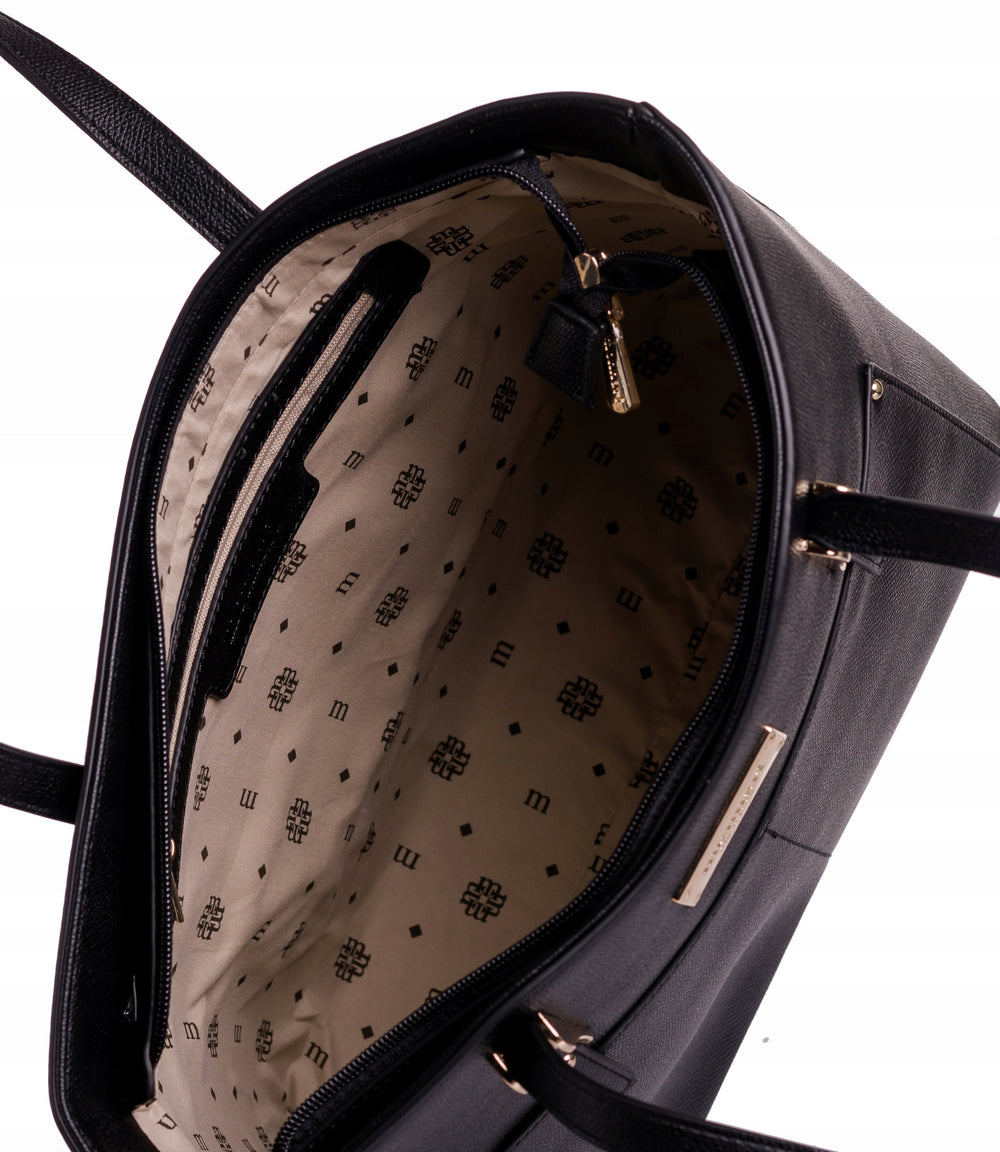 Torebka kuferek shopper Monnari miejska, do pracy – czarna