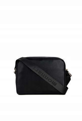 Listonoszka crossbody Monnari w kwiaty – czarno-różowa