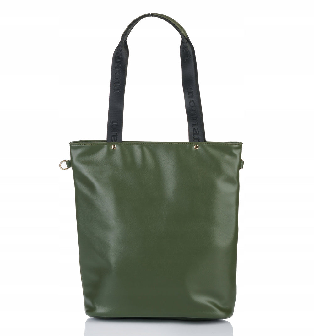 Torba shopper damska Monnari zamszowa – zielona