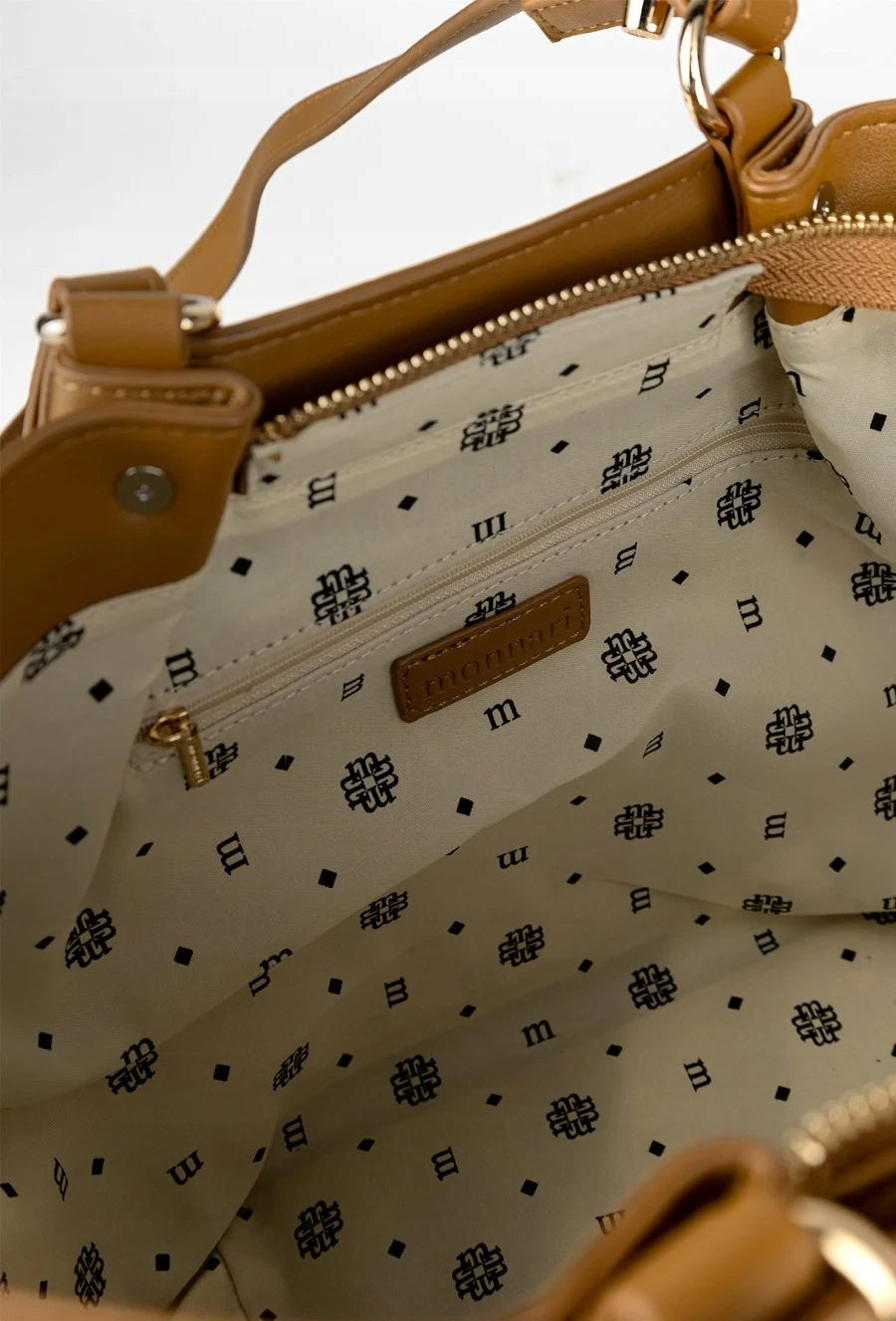 Torba shopper koszyk Monnari z plecionką