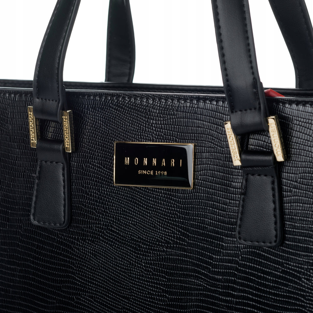 Torba wizytowa damska Monnari elegancka – czarna
