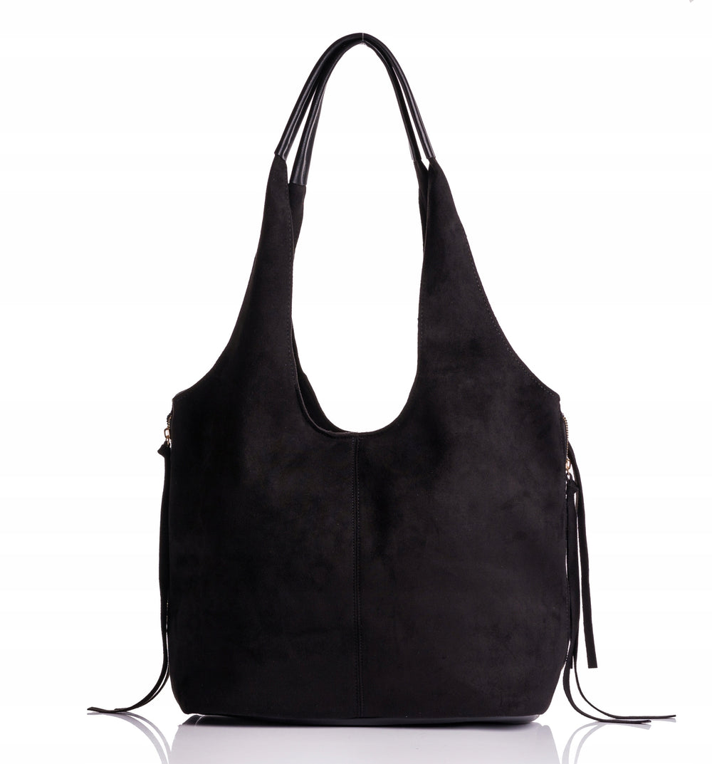 Torebka shopper z listonoszką 2w1 Monnari, zamszowa