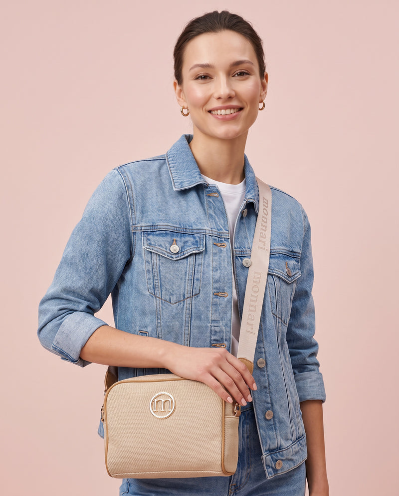 Beżowa listonoszka crossbody Monnari do 100 zł